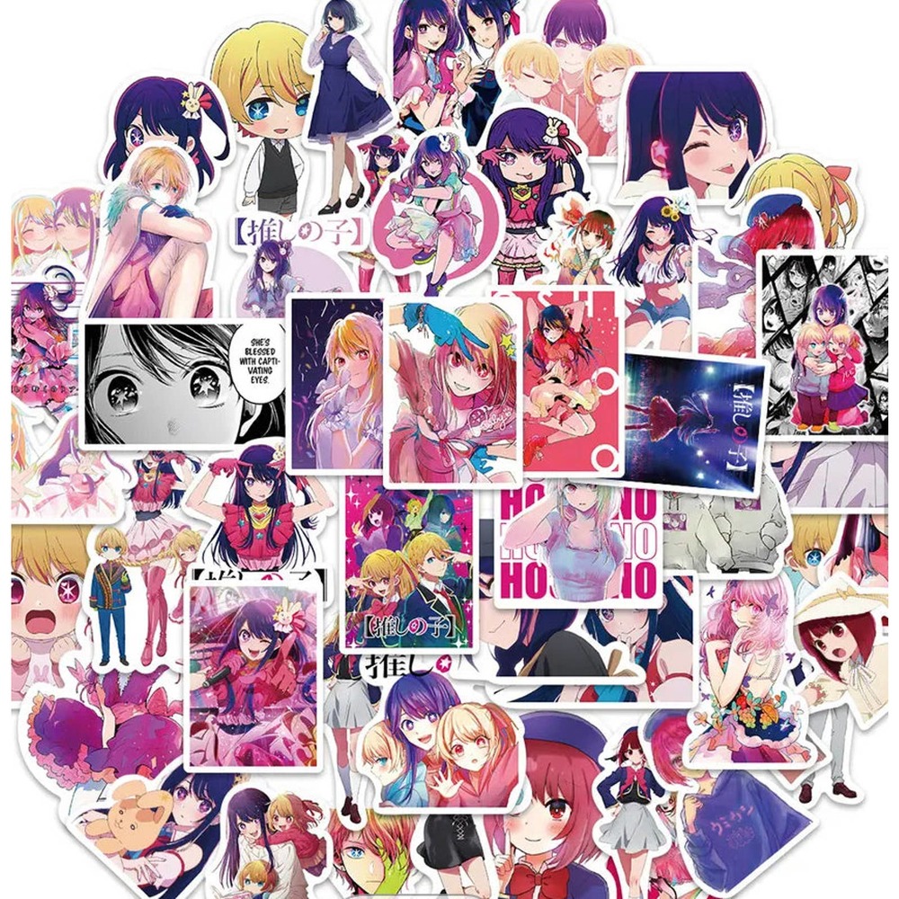 Oshi No Ko Anime 50 Piece Sticker Set
